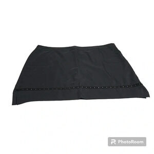 Empowered Performance NWT size 22 black golf skort studded trim